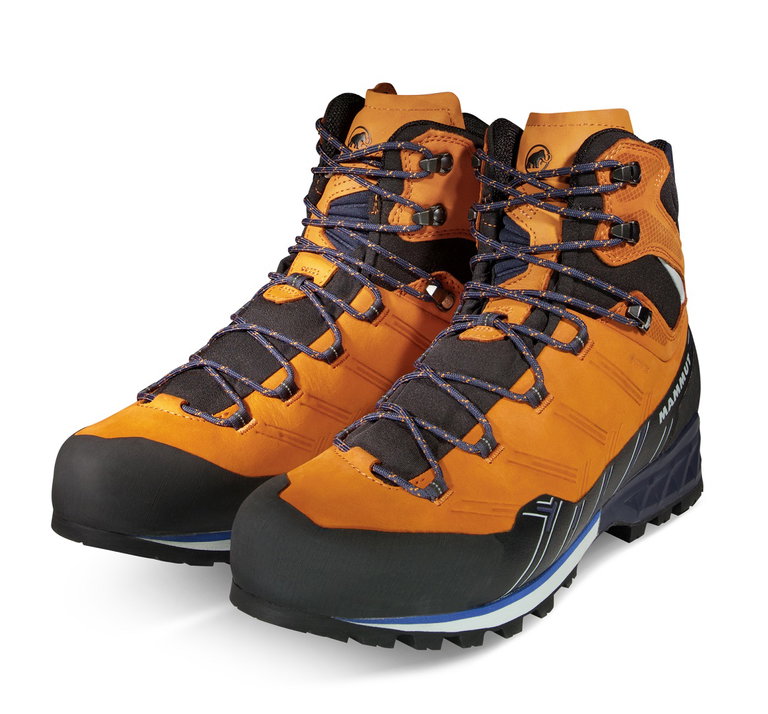 Mammut Wanderschuhe Kento Advanced High GTX (Bergstiefel bedingt steigeisenfest, wasserdicht) gelb/schwarz Herren
